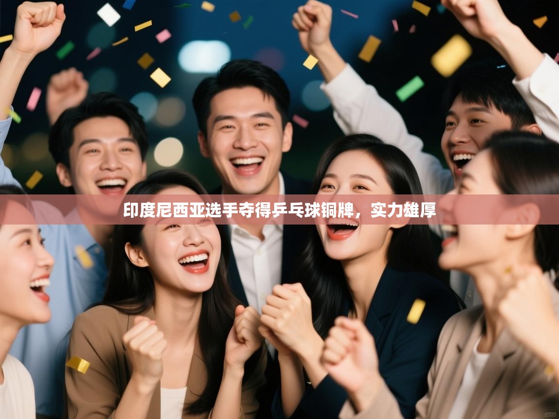 印度尼西亚选手夺得乒乓球铜牌，实力雄厚  第2张